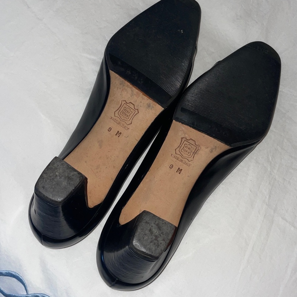 Italian Black Women's Pumps 9M - Picture 6 of 13